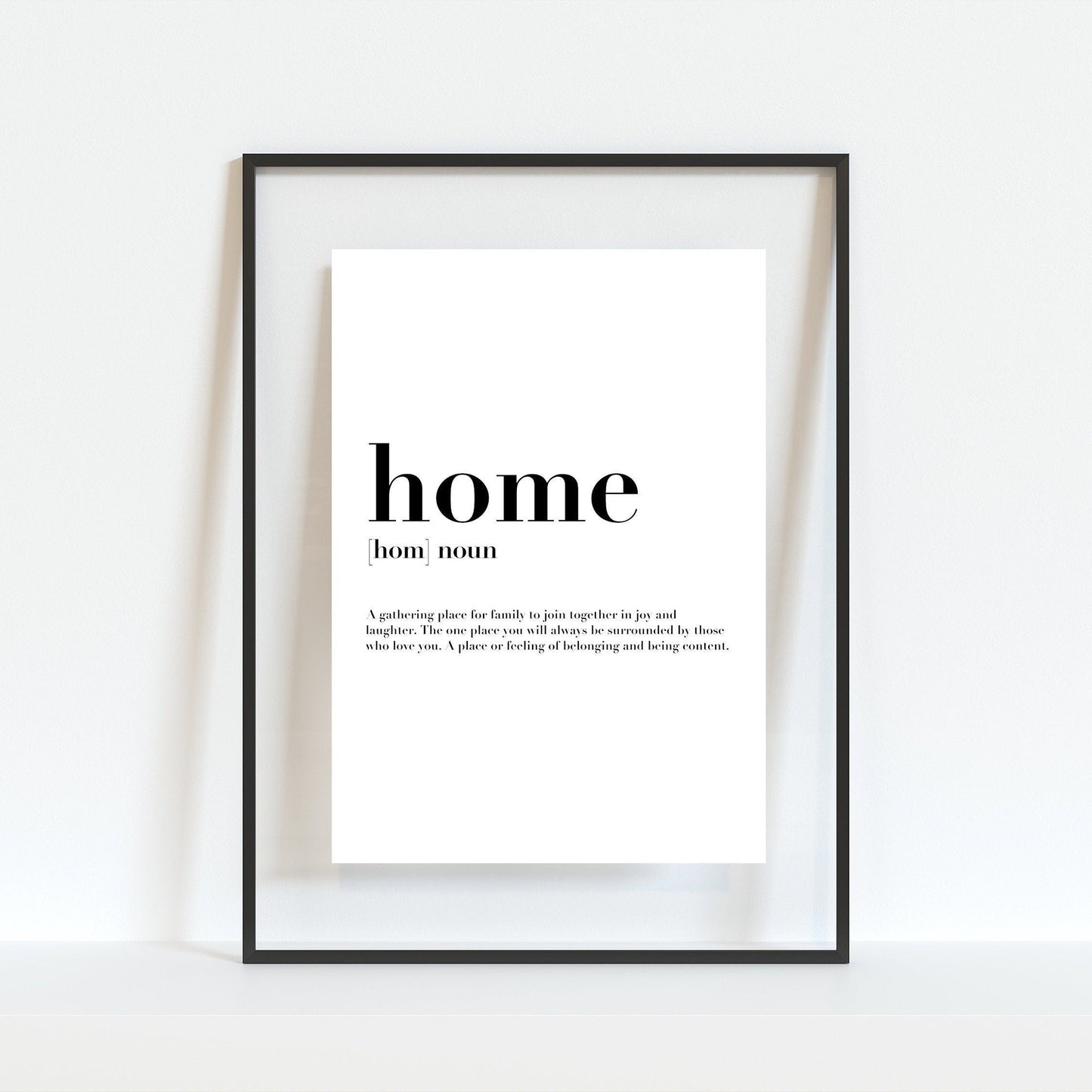Home Definition Print