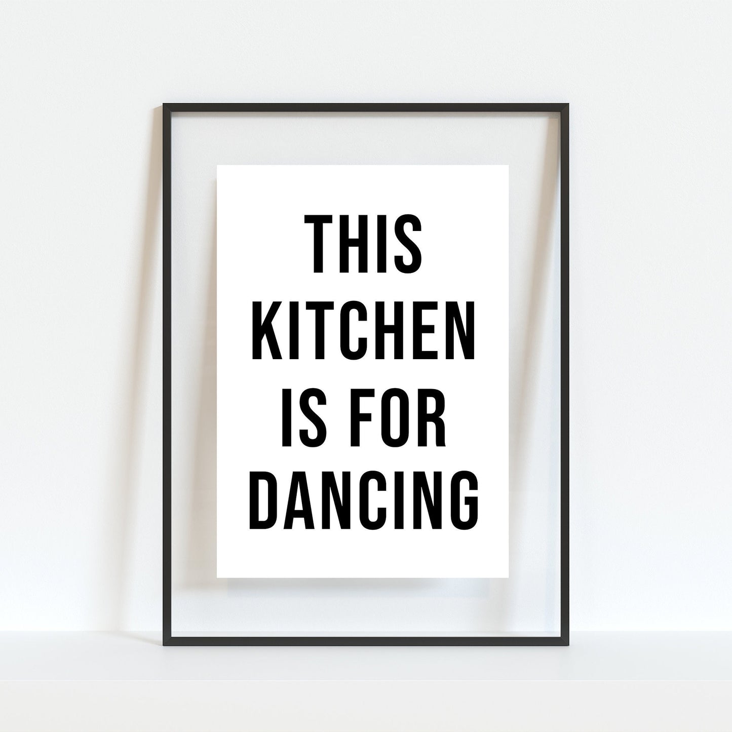 This Kitchen Is For Dancing Print