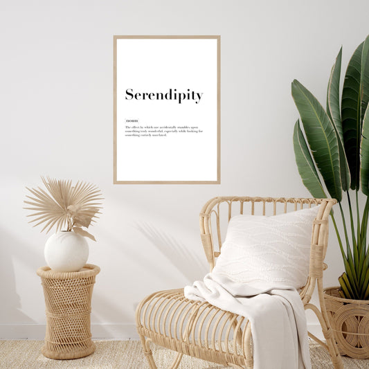 Serendipity Definition Print