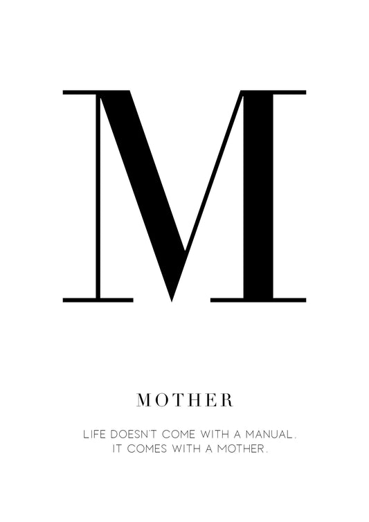 Mother Quote Print