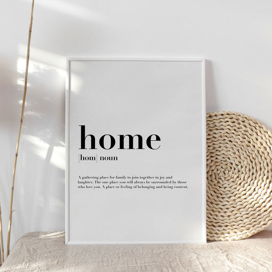 Home Definition Print