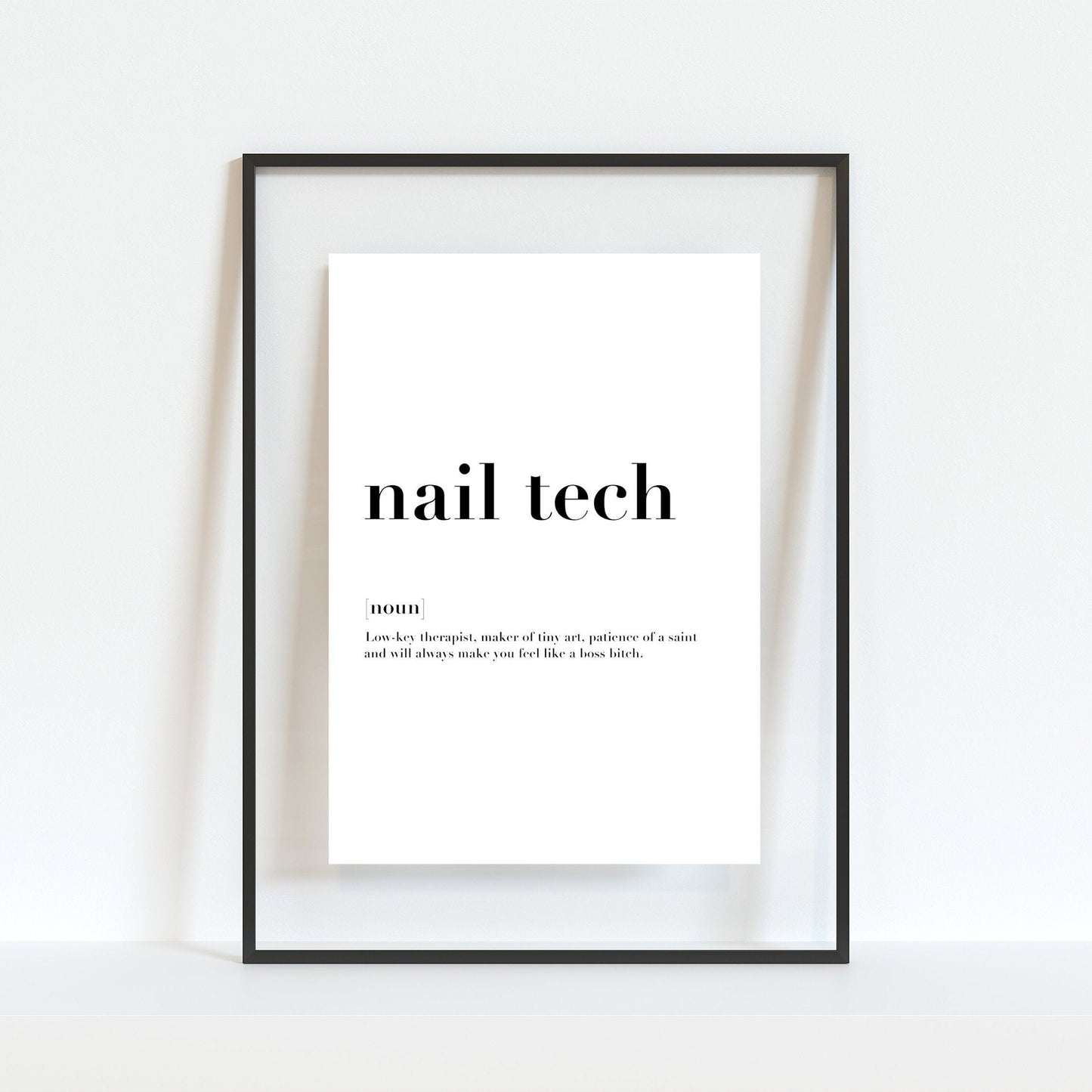 Nail Technician Definition Print
