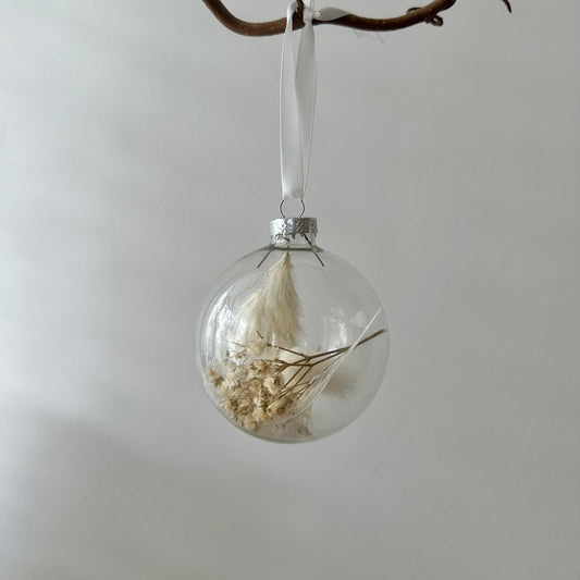 Dried Flower Christmas Bauble