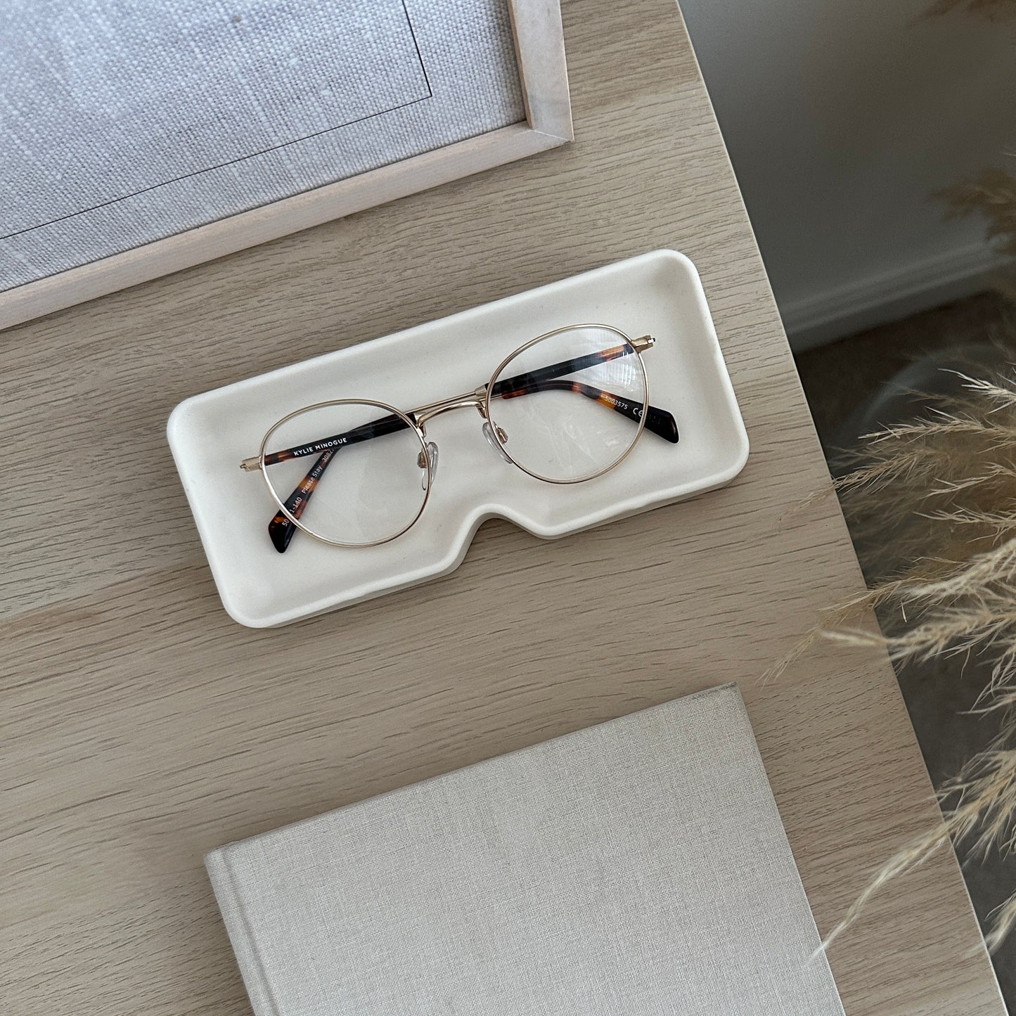 In The Shade - Cream Square Eyewear Tray