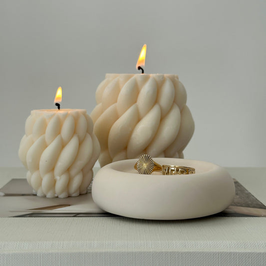Seychelles - Cream Pebble Jewellery Tray