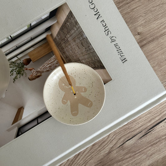 Gingerbread Man Incense Stick Holder