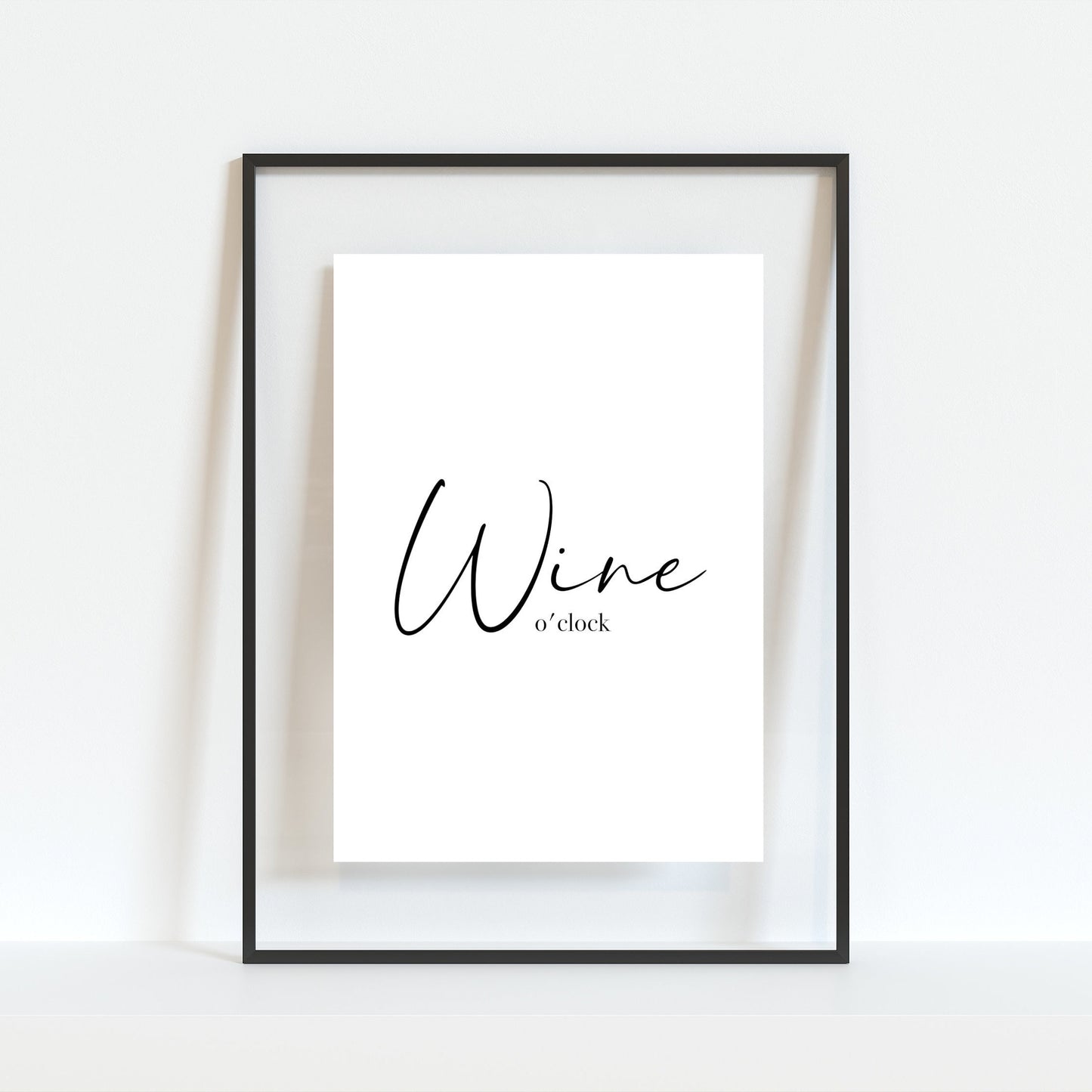 Wine O'Clock Print