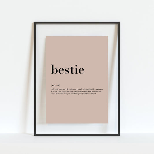 Best Friend Definition Print