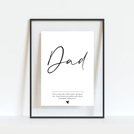 Dad Quote Print