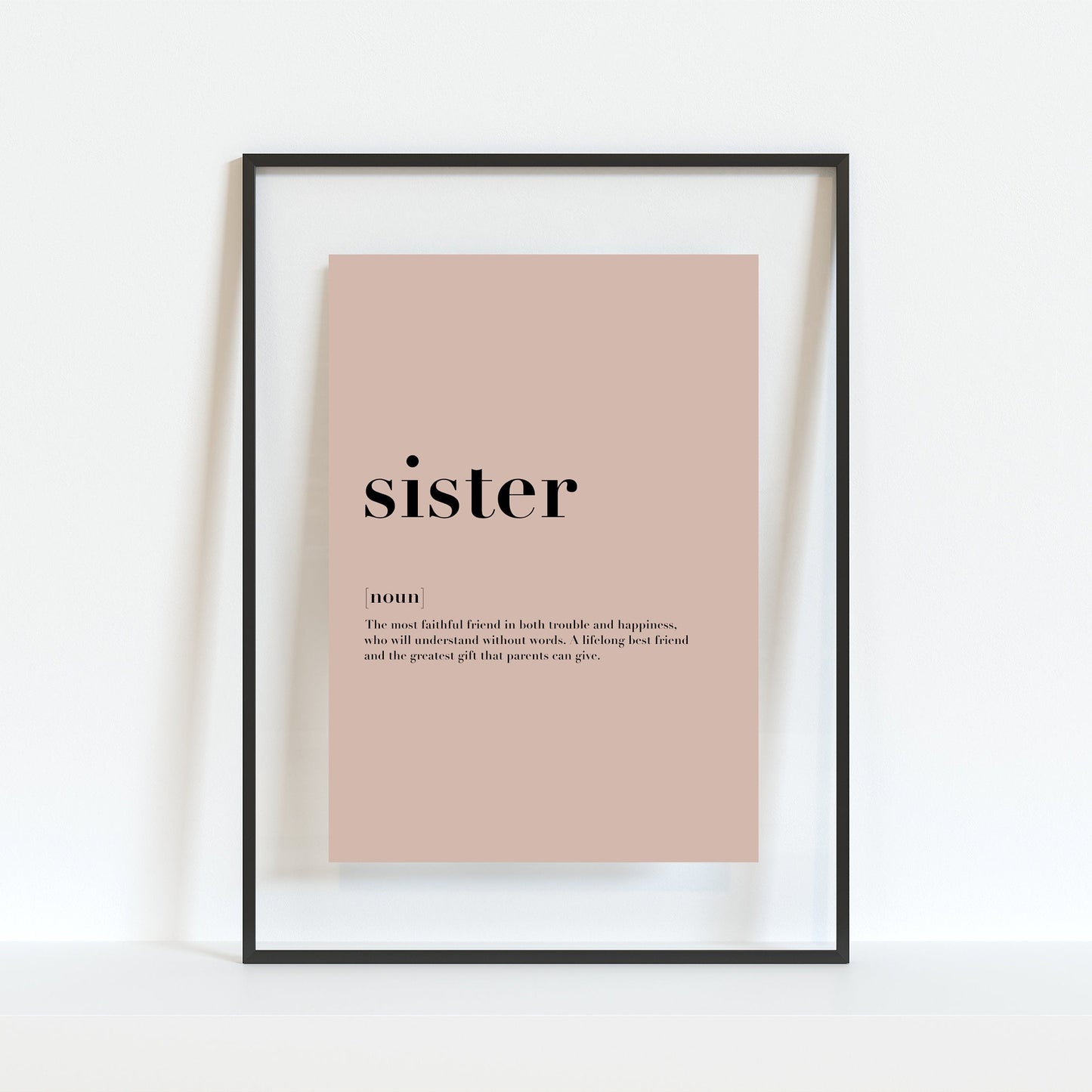 Sister Definition Print